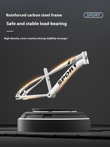 어린이와 성인을위한 듀얼 디스크 브레이크 산악 자전거 스틸 포크가있는 6-16 년 가변 속도 페달 자전거 - Product Image 3