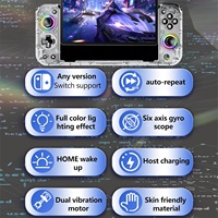 Manette de jeu portable à six axes, console de jeu portable, lumière RGB, joystick de salle de sport électronique, manette de jeu pour téléphone portable