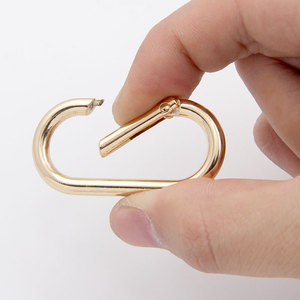 Oval Spring <b>Rings</b> Zinc Alloy Plated Strong Hardware For Bags Clothing Accessories - Product Image 3