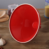 Tajine marocaine de 3.65 pintes avec Base en fonte émaillée et couvercle en forme de cône en céramique