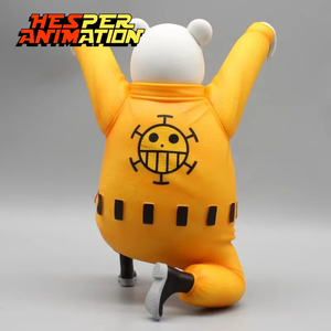 ตุ๊กตาหมีกังฟูเบโปะสองหัว HESPER 0ne Piece ของเล่นตุ๊กตาผ้าพลัฌนุ่ม หมอนอิงนุ่ม ของขวัญวันเกิด/คริสต์มาส - Product Image 2