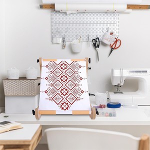 Wooden Embroidery <b>Stand</b> Adjustable Desktop Cross Stitch Frame Solid Wood Craft Display Rack For Sewing And Needlework - Product Image 2