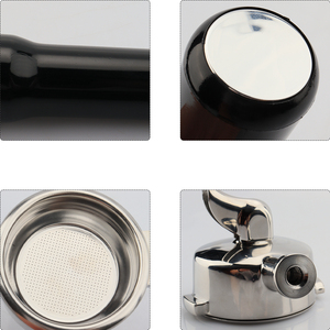 Macchine per caffè Espresso 58mm beccuccio 304 acciaio inossidabile E61 universale nero beccuccio caffè doppio aperto - Product Image 6