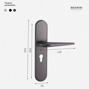 Phím phần cứng lớn lối vào SET vàng hợp kim kẽm LEVER chính sang trọng knobs xử lý khóa cửa cho gỗ và - Product Image 3