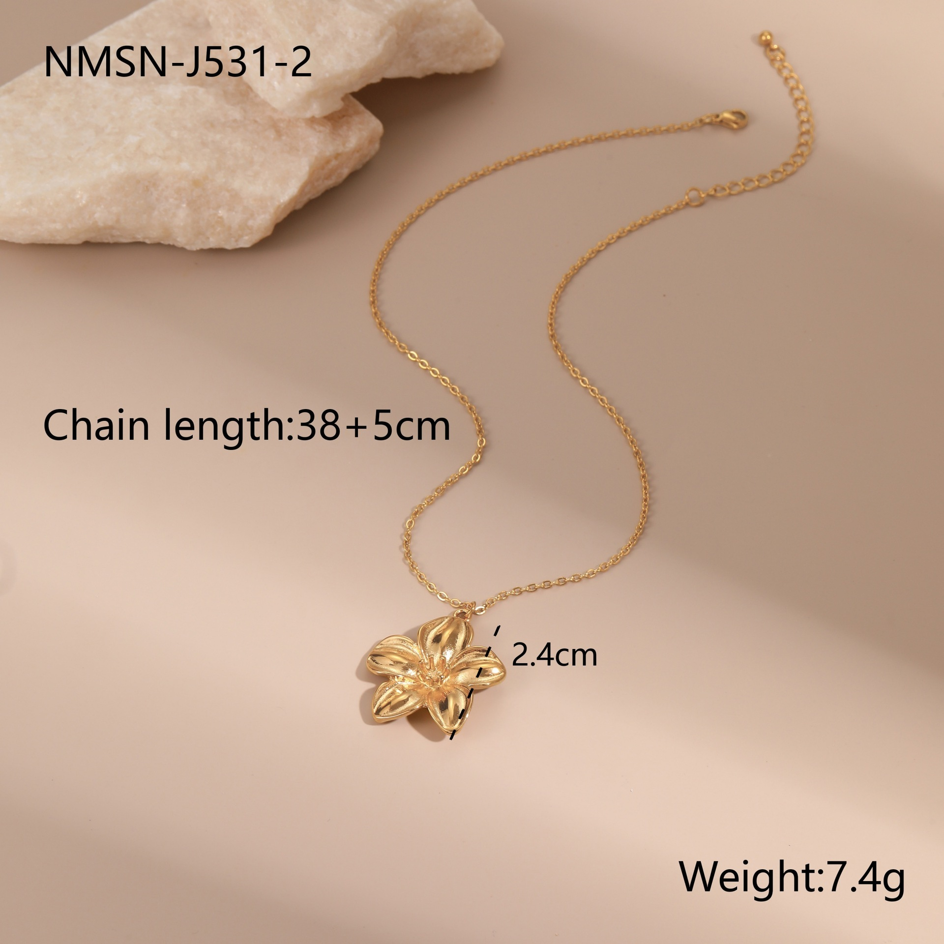 Nmn-j531-2 Small Flower necklace