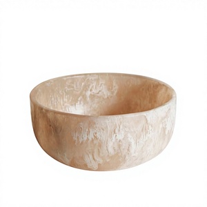 Frutero Moderno de Resina Pulida Hecho a Mano, Apto para Alimentos, Apto para Lavavajillas, Ecológico, para Servir Ensaladas, Frutas y Bocadillos - Product Image 3