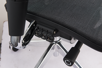 Chaise ergonomique confortable pivotante réglable entièrement en maille pour ordinateur, chaise de bureau de direction à dossier haut