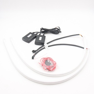 AILECAR - Luz de Circulación Diurna LED Secuencial Flexible de 60 cm con Intermitentes, Tira de LED de Silicona para Automóvil - Product Image 4