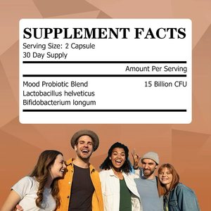 Cápsulas Probióticas para el Estado de Ánimo, las Más Vendidas, Aptas para Mujeres y Hombres Adultos, Pueden Ayudar a Mejorar la Claridad Mental - Product Image 2