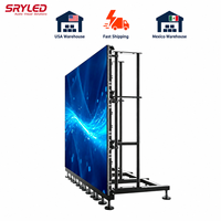 Solution clé en main pour écran LED vidéo mural vertical d'intérieur et d'extérieur, 3x2m, 4x3m, ensemble complet P2.6, P2.9, P3.91, P4.81, stock Mexique