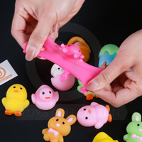 Jouet mochi miniature doux personnalisé en usine, jouet anti-stress en TPR écologique et bon marché, lapin de Pâques, jouets promotionnels de Pâques
