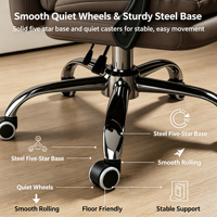 Chaise de bureau de direction en cuir PU à dossier haut, réglable en hauteur, pivotante et inclinable, avec repose-pieds pour le bureau à domicile et le gaming