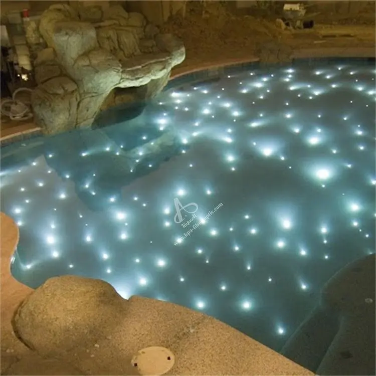 Sternlicht Stern-Pool-Lichtmotor für Schwimmbad IP65 60 W Glasfasermotor mit Kabelset