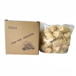 20 cái/hộp Bằng Gỗ Survival Cháy Khởi Động Nhẹ Hơn Cắm Trại BBQ Gỗ Len Firelighter Tự Nhiên Lò Sưởi Nướng <span class=keywords><strong>Igniter</strong></span> - Product Image 4