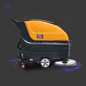Machine de nettoyage de sol et de carreaux, à récurer automatique, balayeuse