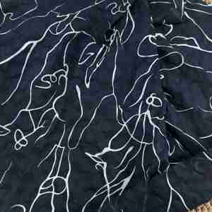 Bán Buôn Tùy Chỉnh Dot In Dệt 78gsm 100% <span class=keywords><strong>Cotton</strong></span> Thoáng Khí Muối Shrank Nhăn Vải Cho Dresses & Túi Xách - Product Image 2