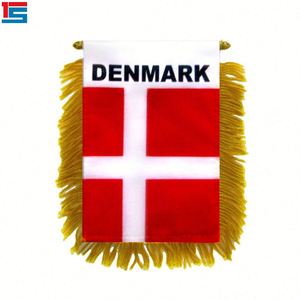 ธงชาติแอลเบเนียแบบกำหนดเอง ผ้าซาตินขนาดเล็ก พิมพ์ลายดิจิทัล พร้อมพู่สีเหลือง สำหรับงานฟุตบอล - Product Image 6