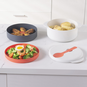 Vaporera de Microondas de Alta Calidad para Cocinar <span class=keywords><strong>Verduras</strong></span> Rápidamente, Recipiente para <span class=keywords><strong>Verduras</strong></span> <span class=keywords><strong>al</strong></span> <span class=keywords><strong>Vapor</strong></span> en Microondas - Product Image 4
