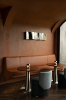 Ensemble de canapés Chesterfield de luxe sur mesure - Design européen en cuir pour bar à domicile et hôtel - Mobilier commercial durable