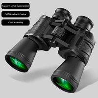 Jumelles haute définition avec revêtement FMC et optique grand angle pour l'observation en extérieur, le camping, la randonnée et l'observation des oiseaux