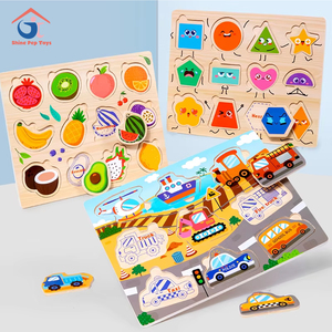 DIY 11รูปแบบจิ๊กซอว์3D ของเล่นไม้สำหรับเด็กผู้ชายเด็กผู้หญิง - Product Image 1