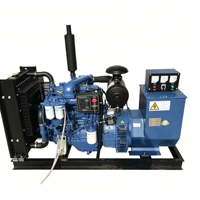 Groupe électrogène diesel YUCHAI 293,75 KVA triphasé à châssis ouvert pour projet de conservation de l'eau en Afrique, faible consommation de carburant, anti-poussière
