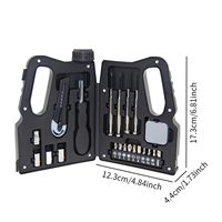 Kit d'outils portables OEM 21 pièces avec étui en forme de bidon de lubrifiant, ensemble d'outils à main robuste et de qualité supérieure pour la réparation à domicile