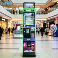 Machine à griffes mini premium de haute qualité pour jeux à monnayeur, vente en gros de petits jouets et poupées, compatible billets de dollar