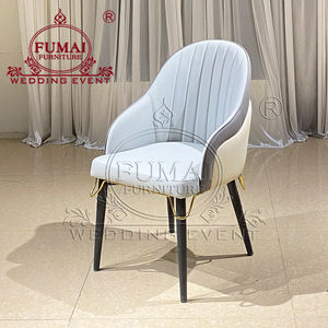 Sillas de Comedor de Cuero Gris, Muebles de Comedor Modernos y Lujosos, Silla de Comedor Tapizada - Product Image 2