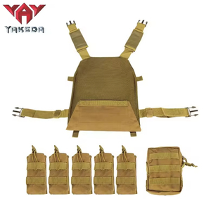 Nylon <span class=keywords><strong>Plate</strong></span> <span class=keywords><strong>Carrier</strong></span> Molle Tactische <span class=keywords><strong>Vest</strong></span> Jacht Kleine Zakjes Magazijnvak Tactische Uitrusting Training Cs - Product Image 2