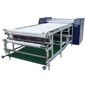 Machine de pressage à calandre automatique et manuelle pour tissu polyester, impression par sublimation, état neuf, roulement multicolore - Product Image 5