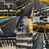 Vente en gros de mèches de cheveux humains vierges vietnamiens bruts, non traités, à cuticules intactes et alignées, lisses comme des baguettes, pour extensions capillaires - Fournisseur