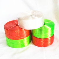 3 brins torsadés colorés PE emballage nylon corde de pêche polyéthylène et polypropylène matériel