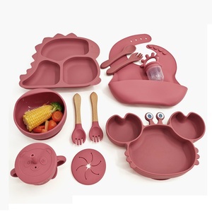 Juego de Alimentación de Silicona Portátil para Bebés de 11 Piezas, con Base de Succión, Libre de BPA, Ecológico, Apto para Lavavajillas - Product Image 3