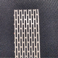 Tôle métallique perforée hexagonale à fentes carrées de haute qualité pour la protection industrielle, écran métallique DONGFU WIRE MESH DF-PMS
