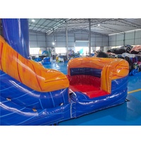 Tumbona Motorizada para Piscina THL, Flotador Inflable de PVC Plegable Moderno de 8*4m para Uso en Parques Acuáticos