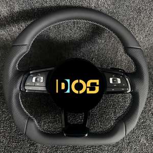 Volante Deportivo de Fibra de Carbono con LED DOS Compatible con Volkswagen MK7 Golf 7 GTI Passat <span class=keywords><strong>Polo</strong></span> Scirocco 2014-2018 GTD GTS GTE <span class=keywords><strong>GLI</strong></span> R CC MK6 - Product Image 5