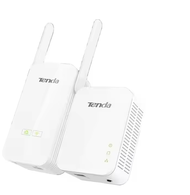 Tenda PH5 AV1000 WiFi Powerline Adapter Kit with Gigabit Ports Wi-Fi Power Line Booster