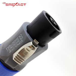 Conector SpeakON SREXACT SVP562L-GY-8P Hembra de 8 Pines, Contacto de Latón Plateado, 25A 250V, Carcasa de Nylon PA, Audio y Video - Product Image 1