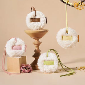 Osmanthus Fragrans Lamb <b>Hair</b> Car Aromatherapy Gift <b>Box</b> Fire Free Essential Oil Natural Evaporation Car Plush Key Pendant - Product Image 6