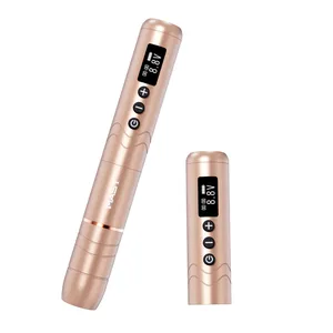Albero Nano 2 leggero doppio batterie mutevole cuoio capelluto micropigmentazione pu senza fili penna tatuaggio