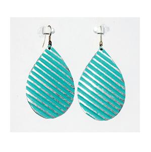 2025 Shenzhen China Jewelry Fair Brass Casual Jewelry Festival martillado pendientes coloridos guantes para mujeres - Product Image 2