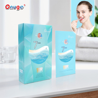 28 Tiras Blanqueadoras de Dientes con Peróxido de Hidrógeno y Sal del Mar Muerto, Uso Profesional en Casa - Kit de Blanqueamiento Dental