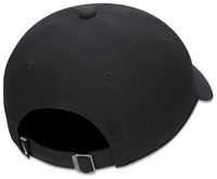 Casquette Swoosh non structurée noire réglable 6 panneaux en sergé décontracté 100 % coton unisexe pour adultes toutes saisons