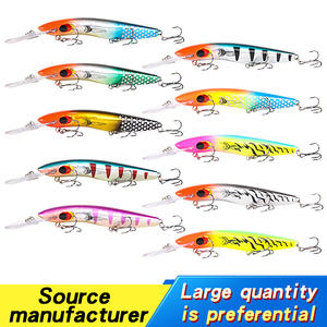 Schleppangelköder 23g 186mm Tief Tauchender Wobbler mit Langer Schaufel und 3D-Augen Minnow-Köder zum Schleppfischen - Product Image 5