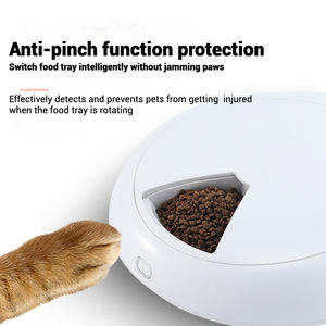 베스트셀러 앱 제어 와이파이 네트워크 자동 지능형 회전식 건습식 겸용 반려동물 자동 급식기 - Product Image 4