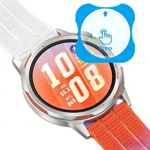 Protector de Pantalla de Vidrio Templado para <span class=keywords><strong>HUAWEI</strong></span> Watch <span class=keywords><strong>GT</strong></span> <span class=keywords><strong>Runner</strong></span> 2 GT6 GT5, Fácil de Instalar, Ultra Transparente, Cobertura Total, Película Protectora - Product Image 2