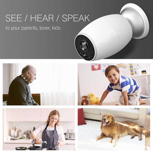 Wifi Mini <span class=keywords><strong>IP</strong></span> <span class=keywords><strong>Camera</strong></span> không dây <span class=keywords><strong>Microsoft</strong></span> với 3.6 mét ống kính IP66 không thấm nước không có dây PIR điện năng thấp - Product Image 5