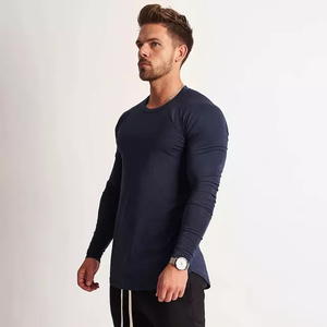 T-shirts de Compression pour hommes, fitness, gym, entraînement, 100% polyester, t-shirt de sport - Product Image 2