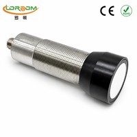 Capteur de distance à ultrasons, portée de mesure 4m, sorties NPN, PNP, 4-20mA, 0-10V, 2NPN, 2PNP, RS485, IP65, CE, RoHS